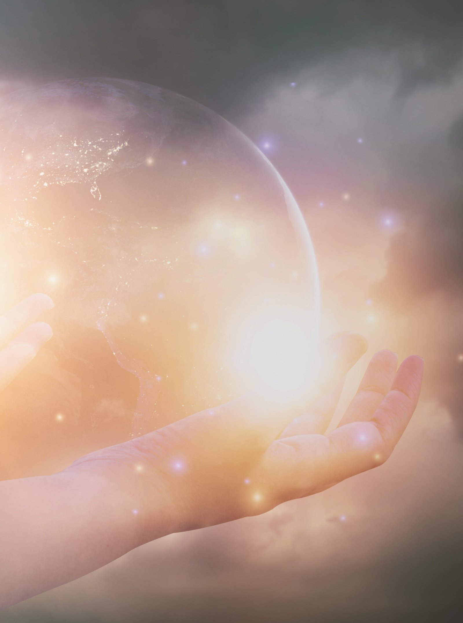 Glittering,Light,Shine,Through,Hand,Women,who,Raise,Hands,to,Pray,For Glittering,Light,Shine,Through,Hand,Women,who,Raise,Hands,to,Pray,For